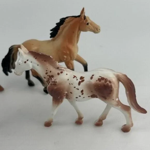 Popak New Ray Plastic Toy Horse Figures Set of 4 PVC - Picture 16 of 16